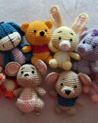 Personaggi,portachiavi Winnie the Pooh,fatti a man