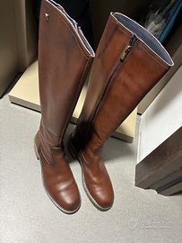 Stivali pelle marroni callaghan 40