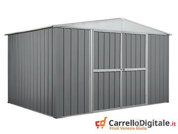 Box in lamiera Acciaio 360x260cm 9mq grigio chiaro