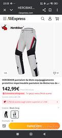 pantaloni moto mai usati.