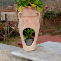 anfora vaso in terracotta 