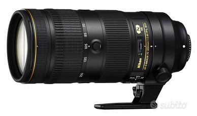 Nikon AF-S 70-200 f/2.8E FL ED VR NUOVO