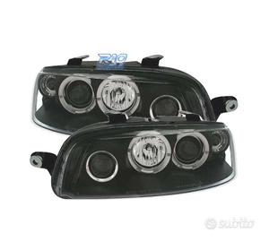 FARI PER FIAT PUNTO 99-03 ANGEL EYES FONDO NERO