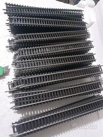 lotto 80 binari h0 modellismo ferroviario 