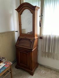 Secretaire antico con specchiera
