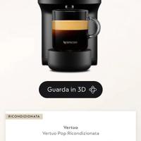 NESPRESSO VERTUO ritiro a mano solo a BERGAMO CITY