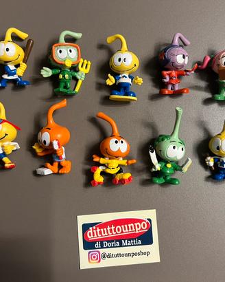 LOTTO 10 PERSONAGGI SNORKY ANNI 80