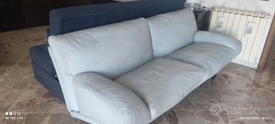 DIVANI IN PELLE DIVANO LETTO POLTRONE VINTAGE CUCI