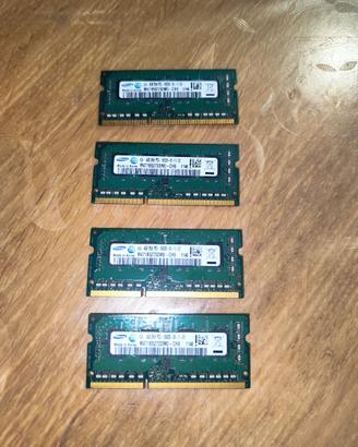 RAM Samsung 16GB (4x4GB) DDR3 1333MHz SO-DIMM