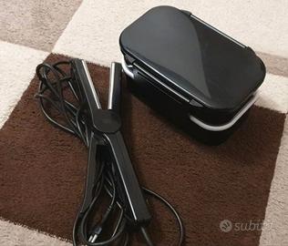 Piastra per capelli Ga.Ma + organizer bianconero 