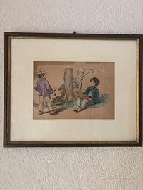 Quando d’epoca  scena fanciulli