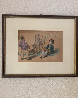 Quando d’epoca  scena fanciulli