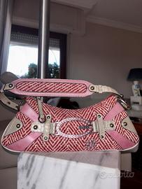 Borsa Guess Vintage Y2K Rosa e Bianco con Strass
