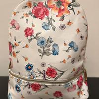 Zaino in pelle sintetica floreale