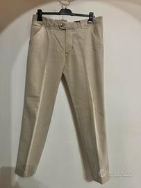 Jeans beige Barba Napoli uomo