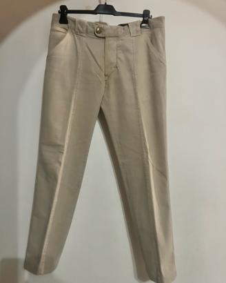 Jeans beige Barba Napoli uomo