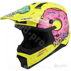 CASCO CROSS DOONUTS NOEND BAMBINO GIALLO FLUO Misu