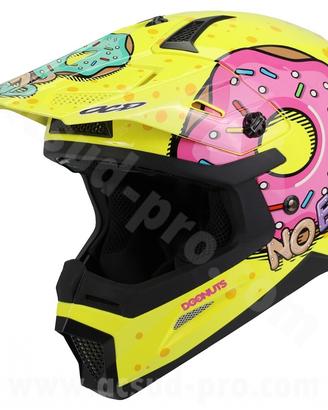 CASCO CROSS DOONUTS NOEND BAMBINO GIALLO FLUO Misu