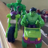 Macchina e moto hulk
