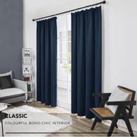 Tende color blu navy moderne 