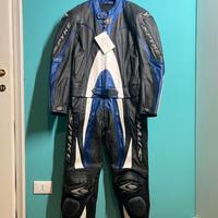 Tuta 2 pezzi Spyke in pelle taglia 54