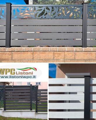 Listoni recinto WPC co-estruso doga legno staccato