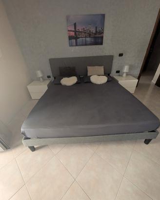 letto matrimoniale e materasso 180x200