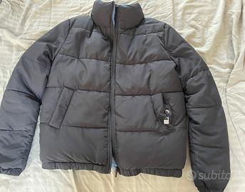 🧥 Piumino reversibile Subdued – Nero/Azzurro