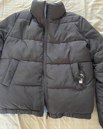 🧥 Piumino reversibile Subdued – Nero/Azzurro