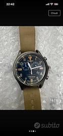 Timex waterbury tw2p84100 chronograph 42 mm blu