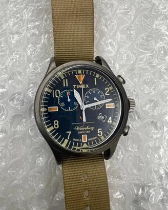Timex waterbury tw2p84100 chronograph 42 mm blu
