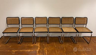 6 sedie Cesca Made in Italy anni ‘60-‘70