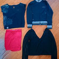 box set vestiti firmati Guess reebok felpa maglia 