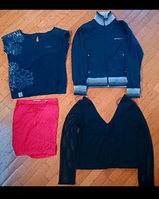 box set vestiti firmati Guess reebok felpa maglia 