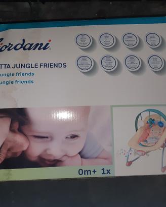 dondolo per bambina/o con  giochini sospesi