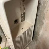 Lavabo da estero ceralica bianca