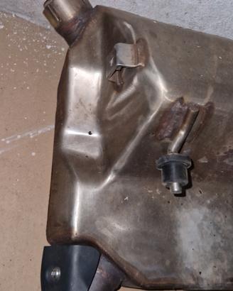 scarico originale benelli 500 trail 