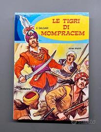 Libro- Le tigri di Mompracem. Emilio Salgari