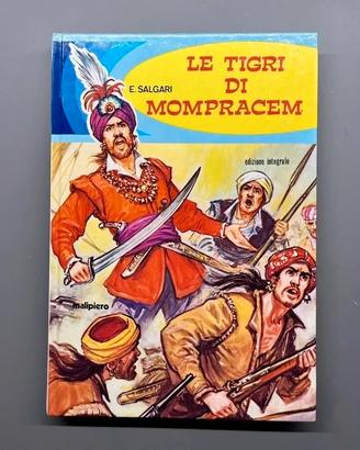 Libro- Le tigri di Mompracem. Emilio Salgari