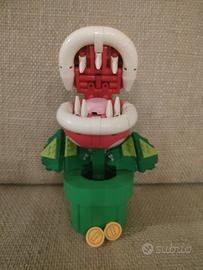 pianta carnivora super Mario con monete