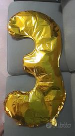 Grande gonfiabile n. 3 in oro