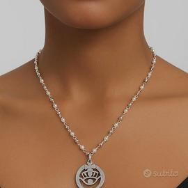 Rosario evil eye acciaio nuova confezione reg