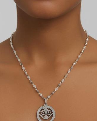 Rosario evil eye acciaio nuova confezione reg