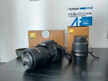 Nikon D5100 + Tamron 18-200 e AF-S DX Nikkor 18-55