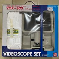 VIDEOSCOPE SET 20x-50x schermo 21 cm vintage
