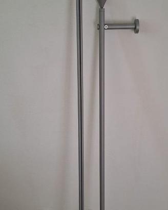 Copia di bastoni per tenda in metallo grigio satin