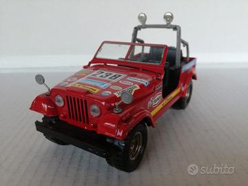 Modello auto jeep cj7 renegade burago