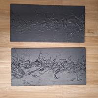 quadro doppio con telaio legno