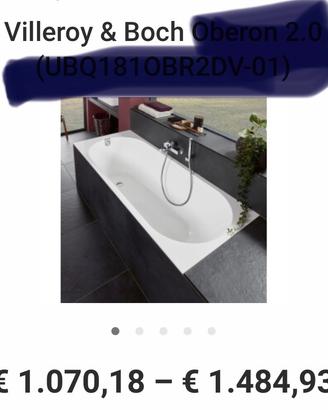 Vasca da bagno villeroy & Boch
