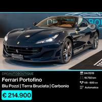 Ferrari Portofino BLU POZZI/TERRA BRUCIATA/CARBONI